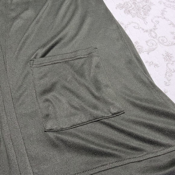 Maurices Olive Green Open-Front Cardigan Size Small - Picture 6 of 11